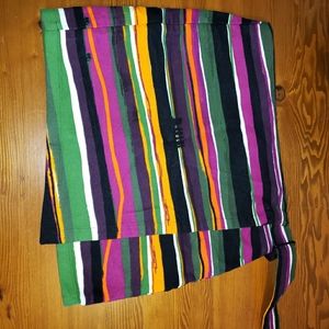 Kate Spade Saturday mini apron skirt striped wrap